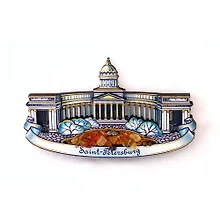 Купить Сувенир, ЯРКО ЯРКО, Магнит, Казанский собор, Янтарь — Фото №1