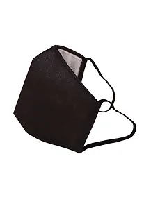 Купить Маска защитная для лица (200х135мм) (р-р M) (спанбонд) (черная) — Фото №1