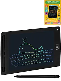 Купить Графический планшет. Черный (8.5 дюймов, стилус, батарейка CR2025) — Фото №1