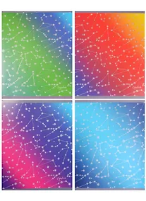 Купить Тетрадь в клетку Unnika, "Звездная пыль", 48 листов, в ассортименте — Фото №1