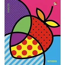 Купить Тетрадь, 80л. А6(125*160мм) клетка Эксмо Серия Скетчбук Ягода (графика) тверд.обл. — Фото №1