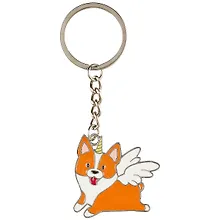 Купить Брелок My lucky charm Корги-единорог (металл) — Фото №1