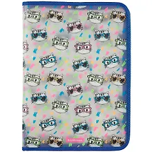 Купить Папка для тетрадей А4 "Neon Cats" молния с трех сторон, пластик, Erich Krause — Фото №1