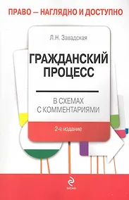 Купить Гражданский процесс в схемах с комментариями. / 2-е изд., перераб. и доп. — Фото №1