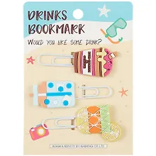 Купить Набор Скрепки-закладки Summer Drinks (3 шт) (12-24730B-20210501) — Фото №1