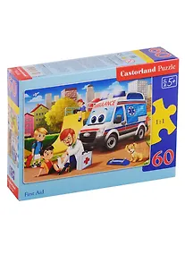 Купить Пазл Castorland 60 деталей MIDI 32*23см Первая помощь — Фото №1