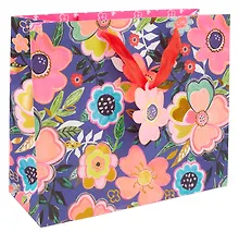 Купить Пакет А4 26*31*12 "Цветы" жен., бум.мат.ламинат — Фото №1