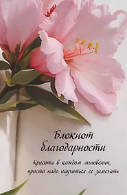 Купить Книга для записей А5 64л "Блокнот благодарности. Красота в каждом мгновении, просто надо научиться ее замечать" — Фото №1