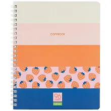 Купить Тетрадь в клетку Hatber, "Ягодки", 96 листов, в ассортименте — Фото №1