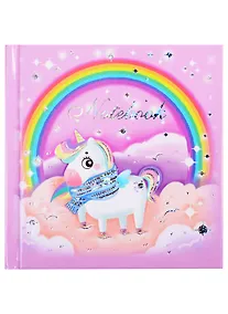 Купить Записная книжка 105*105 48л "РАДУЖНЫЙ ЕДИНОРОЖЕК" 7БЦ, тиснение фольгой, глянц.ламинация — Фото №1