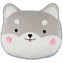 Купить Подушка мордочка Хаски (текстиль) (40х40) (12-01009-0289462) — Фото №1