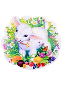 Купить Плакат вырубной А4 "Козленок" — Фото №1