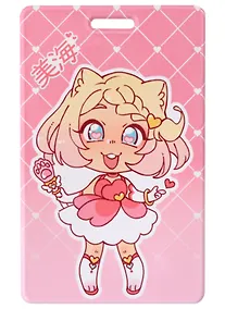Купить Чехол для карточек Аниме Девочка чиби Мими (цветная) — Фото №1