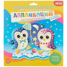 Купить ДРОФА-МЕДИА Набор для детского творчества Чудо-Мастерская Аппликация Фигурная мозаика. Пингвины — Фото №1