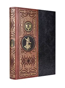 Купить История русского театра. Книга в коллекционном кожаном инкрустированном переплете ручной работы с золочёным обрезом — Фото №1