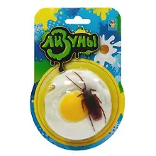 Купить Игрушка-лизун «Яичница с Тараканом» Мелкие пакости, 1Toy — Фото №1