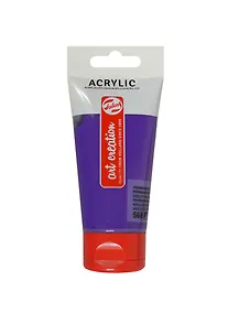 Купить Краска акриловая Art Creation №568 устойчивый сине-фиолетовый, туба 75мл, Royal Talens — Фото №1