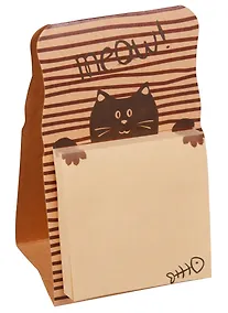 Купить Блок бумаги 70*70мм самоклеящийся "Meow" — Фото №1