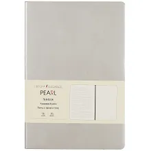 Купить Недатированный ежедневник «Pearl», серый, 96 листа, А5 — Фото №1