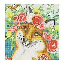 Купить Алмазная мозаика (блест) Добрая весенняя лисичка (AS30010) (30х30см) (29цв) (с подр.,с полн.зап.) (Рыжий Кот) (6+) (коробка) — Фото №1