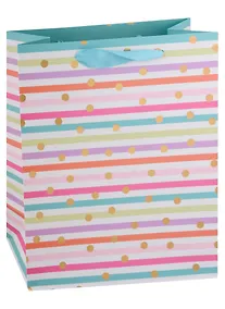 Купить Пакет А4 32*26*12 "Bright stripes" нейтр. бум.мат — Фото №1