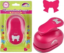 Купить Панч-дырокол одинарный "Бантик" 38мм 93*58*69мм в блистере — Фото №1