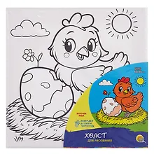 Купить Холст с красками. Курочка Ряба — Фото №1