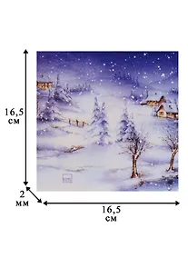 Купить Набор салфеток для декупажа Зимний вечер (SDL092705/611124) (2 шт.) (3+) (упаковка) — Фото №1