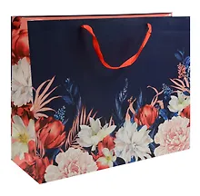 Купить Пакет А3+ 40*50*15 "Цветочные танцы" жен., бум.мат.ламинат — Фото №1