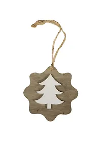 Купить Деревянная заготовка на бечевке Елка (пакет) (11-00500-LYC 752015) — Фото №1