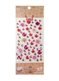 Купить Наклейки стразы с сюжетами, розовый (11-01488-23) — Фото №1