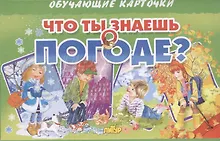 Купить Что ты знаешь о погоде? Обучающие карточки — Фото №1