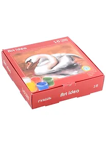 Купить Краски гуашевые "Art idea", 24 гр, 16 цветов — Фото №1