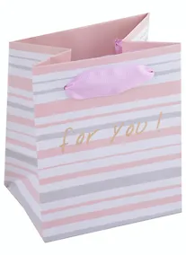 Купить Пакет А6 10*12*8 "For you" жен., бум., тиснение надпись — Фото №1