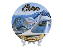 Купить Тарелка декоративная Олимпийский город (фарфор) (15см) (Сочи) (15-6-135K31) — Фото №1