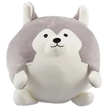 Купить Мягкая игрушка Хаски в форме шара (48х28) — Фото №1