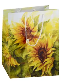 Купить Пакет Феникс Бумажный Подсолнухи 26*32,4*12,7см 40854 — Фото №1