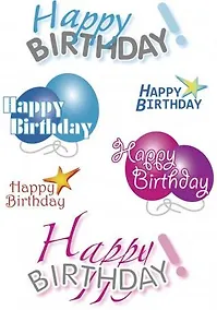Купить HERMA Наклейки DECOR С Днем рождения 3408 — Фото №1