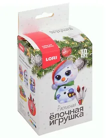 Купить 3D Art. Елочная игрушка под роспись "Снеговичок" — Фото №1