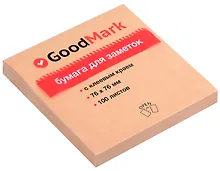 Купить Блок бумаги 76*76 самоклеящийся крафт бумага, 100 листов — Фото №1