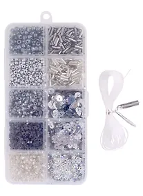 Купить Набор бисера для рукоделия (черный микс) — Фото №1