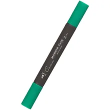 Купить Маркер художественный "Сонет" изумрудн-зеленый, двухсторон., тонк. и широк.долото, Сонет — Фото №1