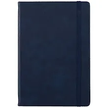 Купить Ежедневник недат. А5 152л "Congress" индиго, иск.кожа, тв.переплет, на резинке, тонир.блок — Фото №1