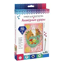 Купить Алмазные узоры. Зайчик в чашке. 10*15см Арт.06419 — Фото №1