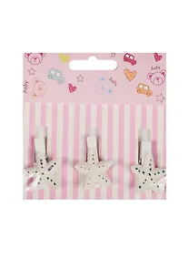 Купить Набор прищепок декоративных, 3 шт, полистоун,звезда морская — Фото №1