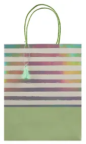 Купить Пакет А4 32*26*12 "Сияющие полосы" жен., бум.мат.ламинат — Фото №1