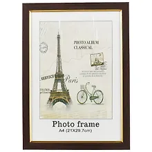 Купить Фоторамка подвесная «Тёмное дерево с каймой», А4 — Фото №1