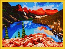 Купить Алмазная мозаика ТМ Рыжий Кот (класс.) 40х50см (35цв) Природа Канады AC4036 — Фото №1