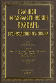 Купить Большой фразеологический словарь старославянского языка: Том 5 — Фото №1