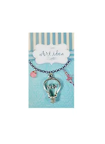 Купить Кулоны в асс.1 Подвеска Лампочка серебро (QA 4280) (14021181) (упаковка) — Фото №1